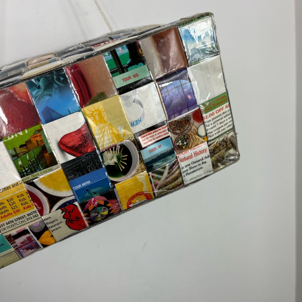 Vintage Handmade Upcycled  New York City Purse‎ - Picture 12 of 16